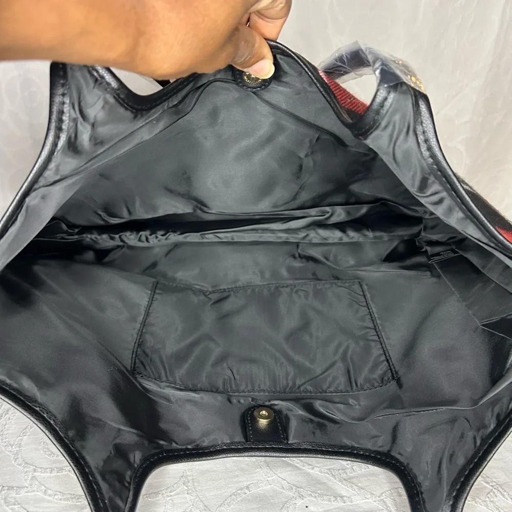 NWOT TUMI Alpha Bravo Dover Black and Gray Men's Backpack.